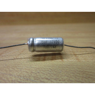 General Electric 78F02KK750 GE Capacitor 75UF 17VDC (Pack of 2) - New No Box