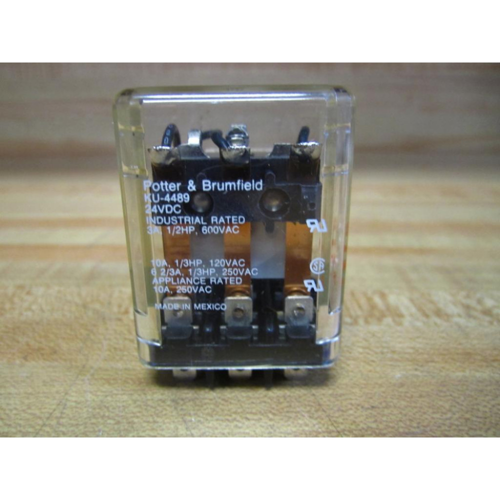 Potter & Brumfield KU-4489 24VDC Relay KU4489 - New No Box