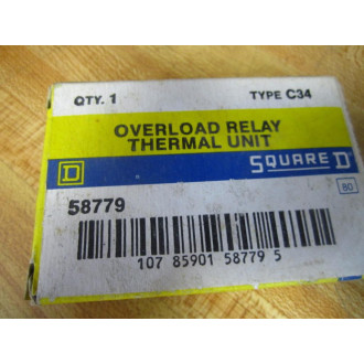 Square D C34 Overload Relay Heater