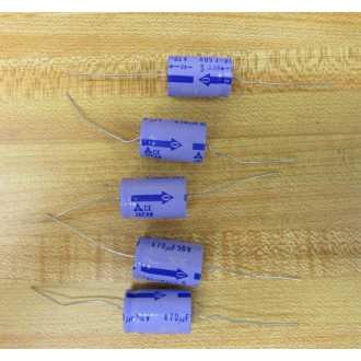 Matsushita 683C Capacitor 470UF 50V (Pack of 5) - New No Box