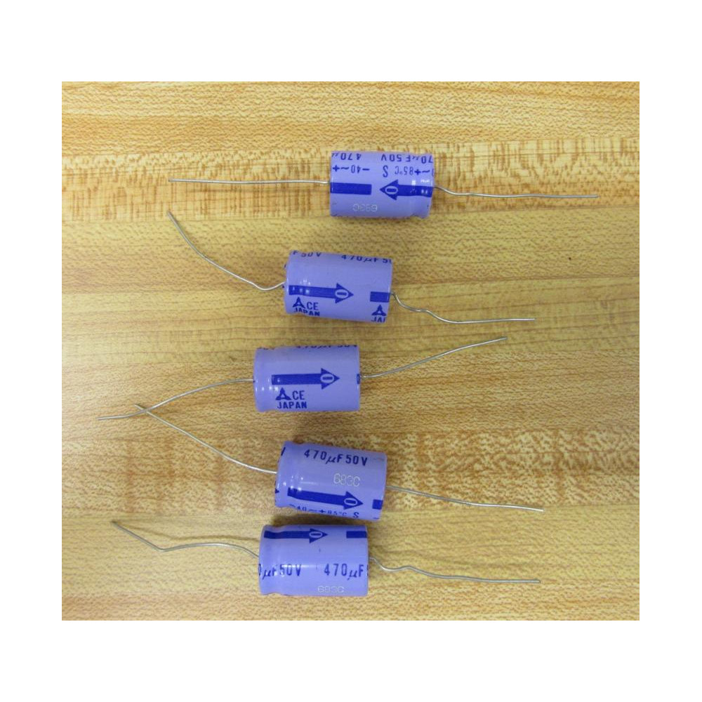 Matsushita 683C Capacitor 470UF 50V (Pack of 5) - New No Box