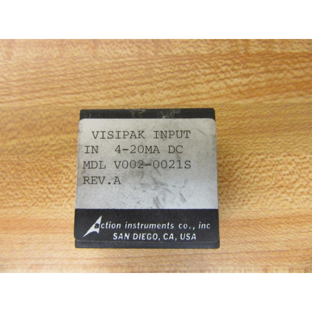 Action Instruments V002-0021S Visipak Input V0020021S - New No Box