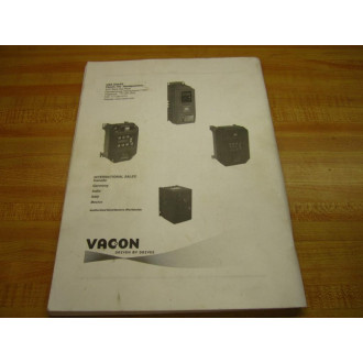 Vacon 1428G X4 AC Drive User's Manual - Used