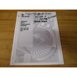 Allen Bradley 955133-87 Quick Start Manual 95513387 - Used