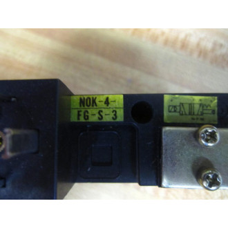 NOK NOK-4-FG-S-3 Valve N0K-4FG-S-3 - New No Box