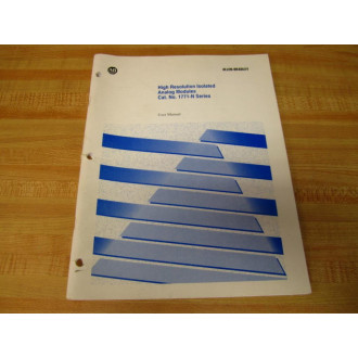 Allen Bradley 955119-70 1771-N User Manual 95511970 - Used