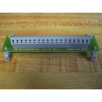 Poly-Flow Eng. EA-129 Common Buss Board EA129 - New No Box