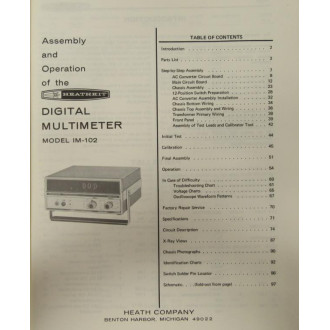 Heathkit 595-1346-04 Manual 595134604 - Used