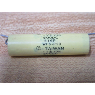 Cornell Dubilier WF6-P10 Capacitor 600DC 416P (Pack of 4) - New No Box