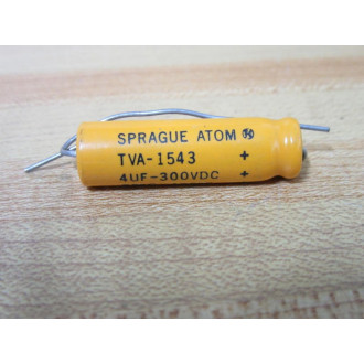 Sprague TVA-1543 Part TVA1543 4UF 300VDC (Pack of 10) - New No Box