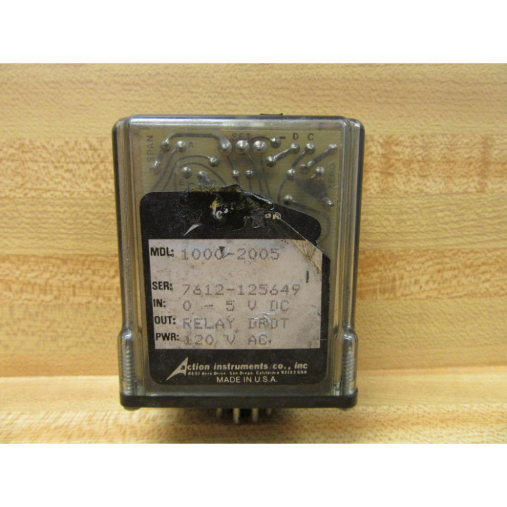 Action Pak 1000-2005 Relay 10002005 - Used