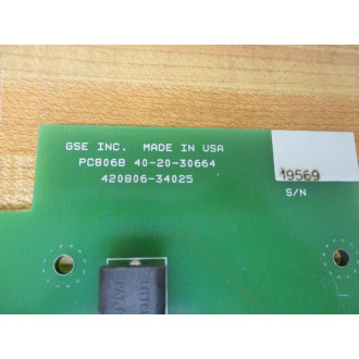 AAG PC806D Circuit Board Serial 19569 - Used
