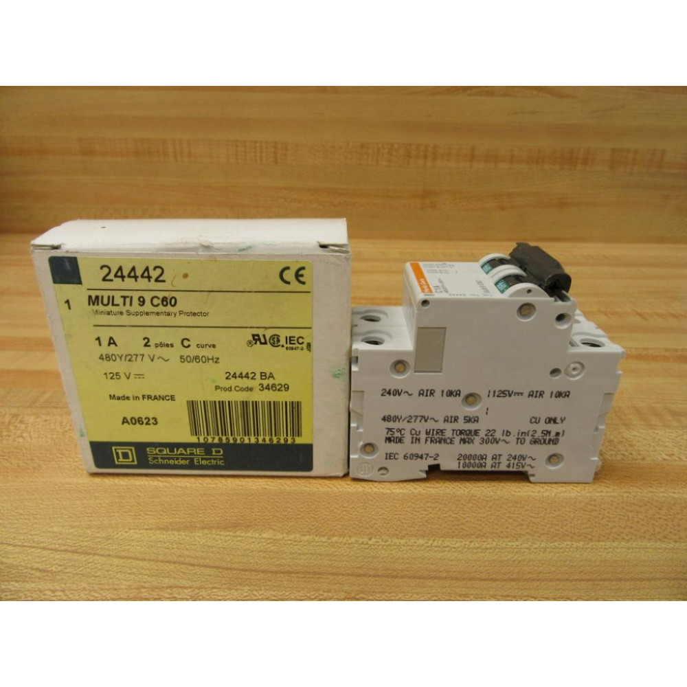 Square D 24442 Merlin Gerin Breaker 1A GM24442 Schneider