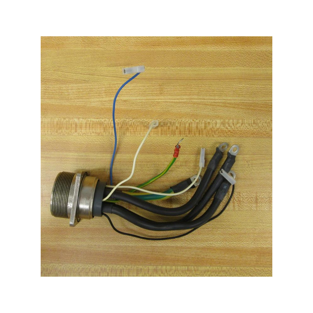 ITT Cannon CA120001-55 Connector CA12000155 Missing 2 Cables - Used