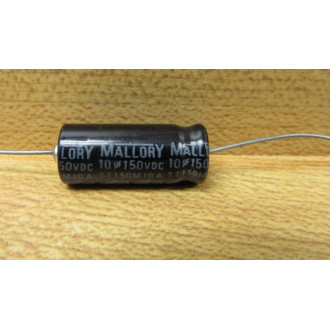 Mallory TT150M10A Capacitor 10UF 150VDC (Pack of 7) - New No Box