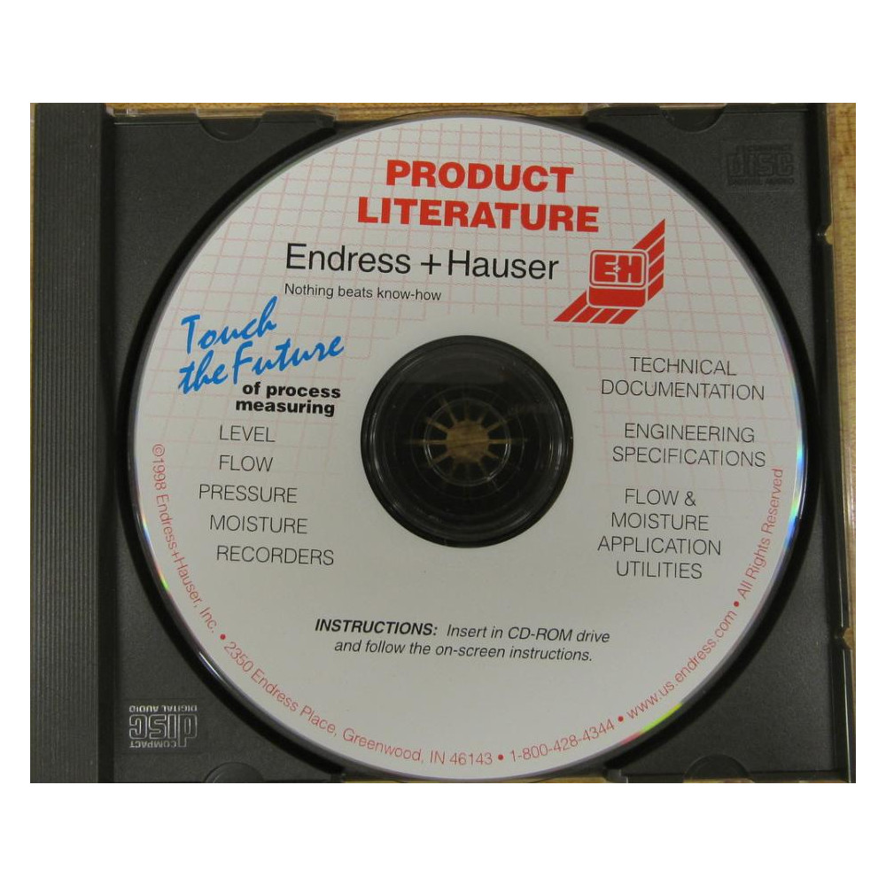 Endress + Hauser Software - Used