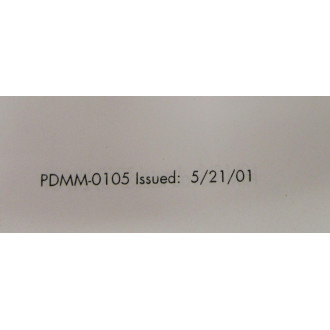 Toyota PDMM-0105 Manual PDMM0105 - Used