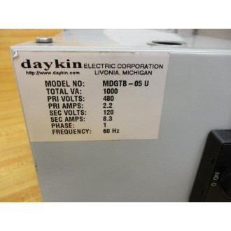 Daykin MDGTB-05 U Transformer MDGTB05U - Used