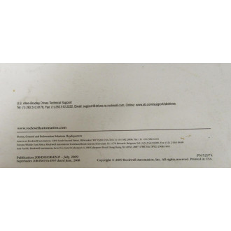 Allen Bradley 52974 Manual - Used