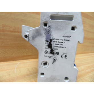 Ferraz  Shawmut US3J3I Fuse Block 3 Poles - Used