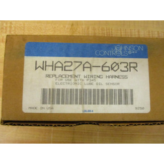 Johnson Controls WHA27A-603R Wiring Harness WHA27A603R