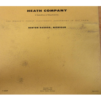 Heathkit 595-147 Manual 595147 - Used