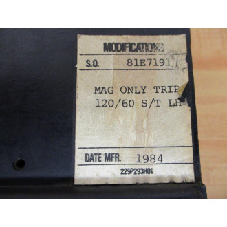 Westinghouse LA2400PFR Circuit Breaker 5685080G01 - Used
