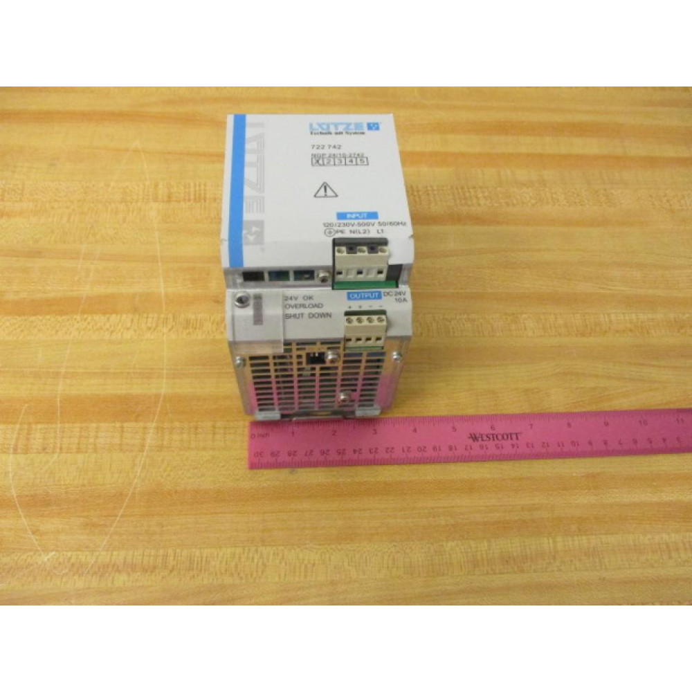 Lutze 722 742 Power Supply NGP 2410-2742 - Used