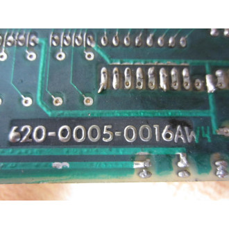 620-0005-0016AW PC Board 620-0005-0016AW4 Loose Integrated Circuits - Parts Only