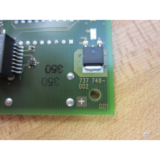 737 748-002 Circuit Board 737 748-002Z01G01 - Used