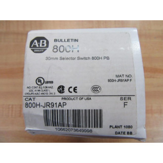 Allen Bradley 800H-JR91AP Selector Switch