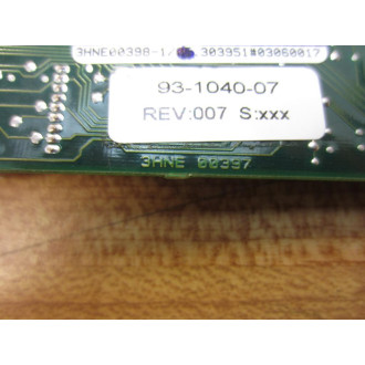 ABB 3HNE 00398 Circuit Board 3HNE 00398-1 - Used