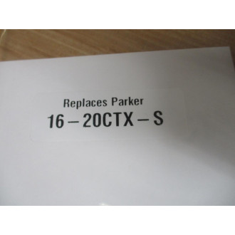 Generic, Replaces Parker 16-20CTX-S 37° Flare, Tube x NPT Elbow