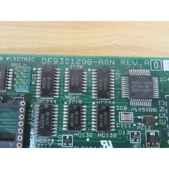 Yaskawa Electric DF9301298-A0N Board DF9301298A0N Rev. A - Used