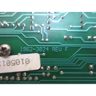 Digatron 1962-0024 Board 1962-0024 Rev.F Chipped Connector Housing - Used