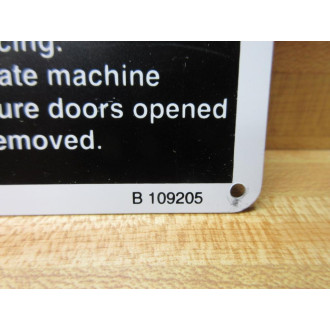 B-109205 High Voltage Sign B109205 - New No Box