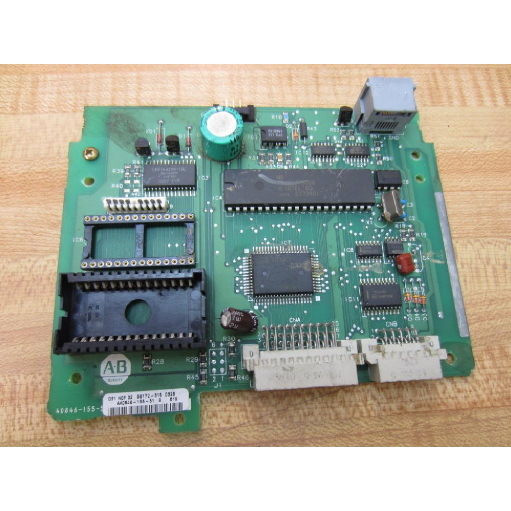 Allen Bradley A40846-155-51 Circuit Board 40846-155-51 - Used