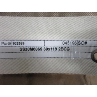 Rotex 102589 Sifter Screen SS30M0065 39X119 2BCG