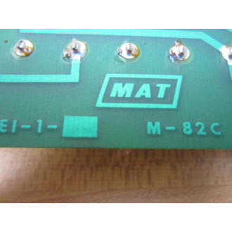 MAT EI-1 Circuit Board EI1 M-82C - Used