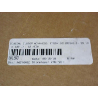 Custom Advanced 103605 Sifter Screen SS12M023 59X130 2BCG (Pack of 2)