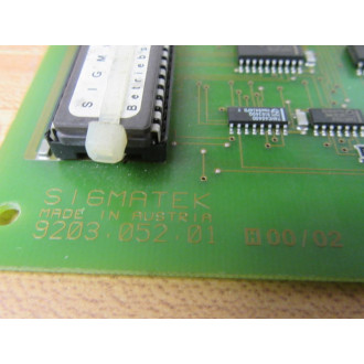 Sigmatek 9203.052.01 Circuit Board 920305201 - Used