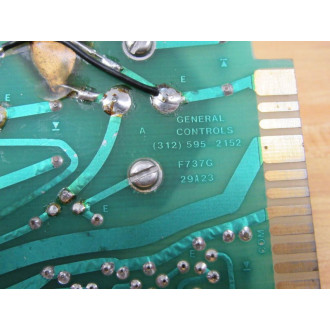 General Controls F737G Circuit Board - Used