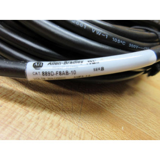 Allen Bradley 889D-F8AB-10 Cordset 889DF8AB10 Series B