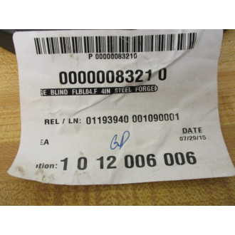 M&P 00000083210 Flange FLBL04.F 4"-150