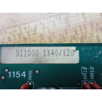 Vickers 170L002E Circuit Board Comau BI 1000 1*40120it WO 1 Connector - Used