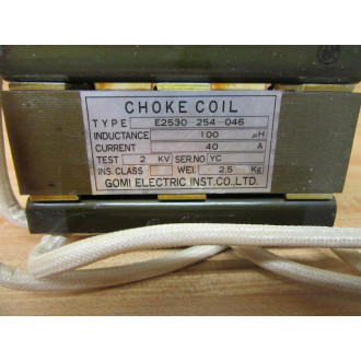 Gomi Electric E2530-254-046 Transformer E2530254046 - Used