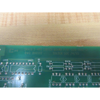 GE Multilin 1228-0001-D1 Board SR469 S-400 Switch Board - Used