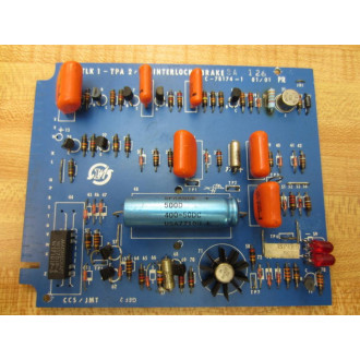 Danaher C-78174-1 Circuit Board C-78175-1 - Used
