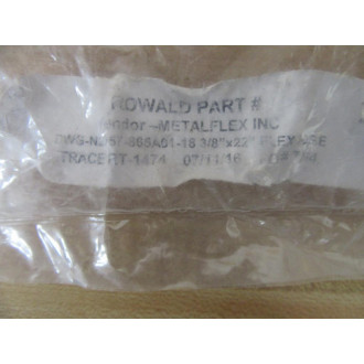 Metalflex DWG-N2057-865A01-18 Flex Hose DWGN2057865A0118 (Pack of 7) - New No Box