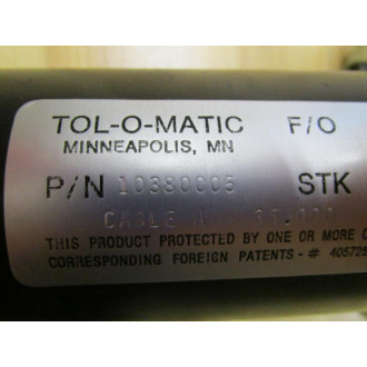 Tol-O-Matic 10380005 Actuator - New No Box